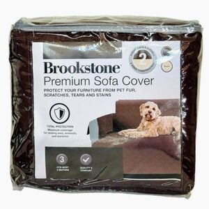 BROOKSTONE Premium Sofa Cover
2-Sided, Fits 3-Seaters
Chocolate 
New in Package